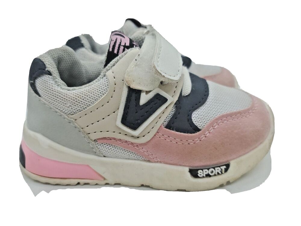 Toddlers Sneakers Sz 5/6 ND Sport Adjustable Hook Loop Closure Fashion Shoe